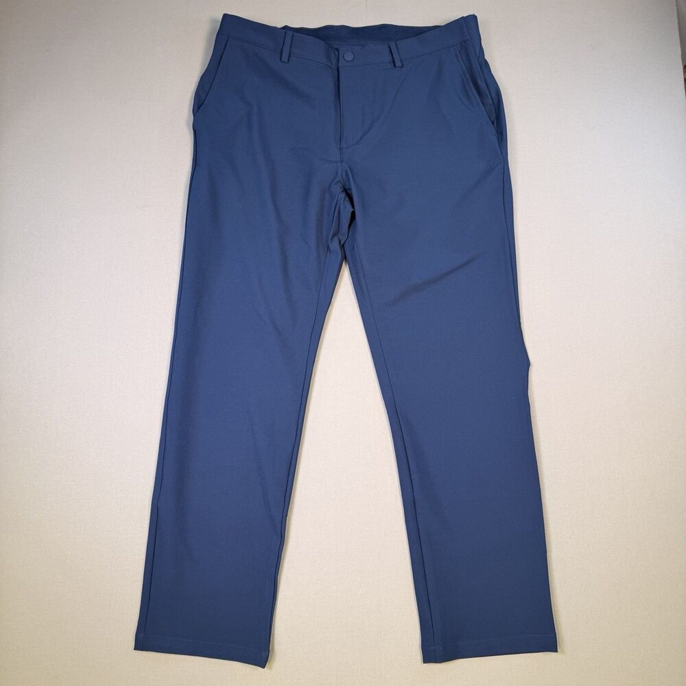 NWT Greg Norman Mens Golf Performance Stretch Fabric Classic Fit Pant 40x30 Navy